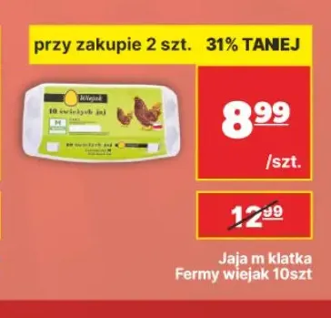 Jajka kurze M klatka Fermy Wiejak promocja w API Market