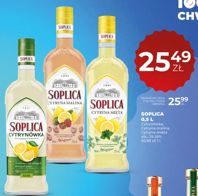 Likier Soplica Cytryna-Mięta promocja w Duży Ben