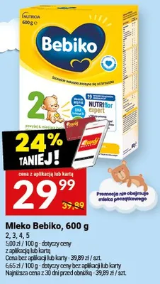 Mleko Bebiko promocja w Twój Market