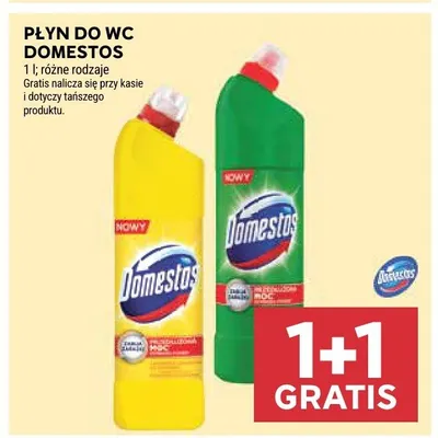 Płyn do WC Domestos promocja w Stokrotka