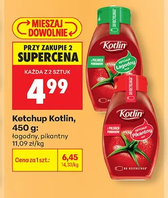 Ketchup Kotlin pikantny promocja w Biedronka