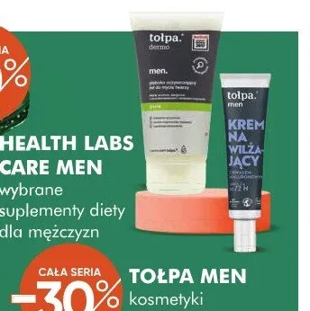 Kosmetyki do pielęgnacji i oczyszczania twarzy Tołpa Men promocja w Super-Pharm