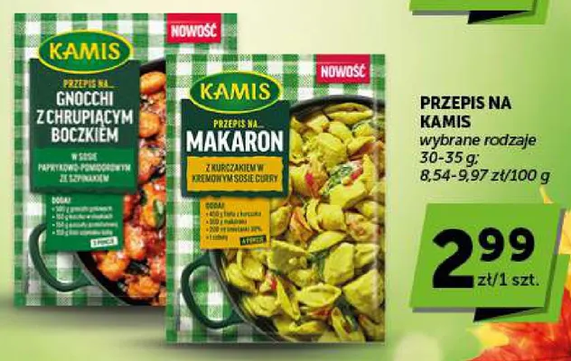 Przepis na makaron z kurczakiem w kremowym sosie curry Kamis promocja w ABC