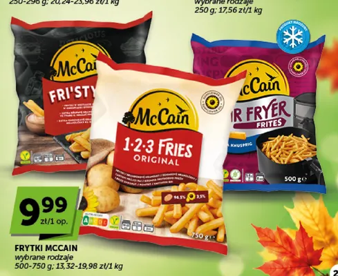 Frytki McCain 1-2-3 Fries Original promocja w ABC