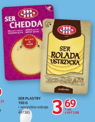 Ser Rolada Ustrzycka w plastrach Mlekovita promocja w Selgros