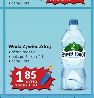 Woda Żywiec Zdrój promocja w Makro