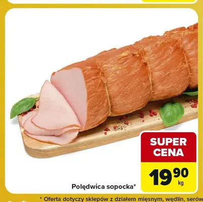Polędwica sopocka promocja w Carrefour Express
