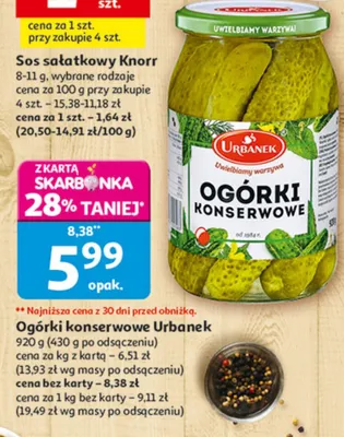 Sos sałatkowy promocja w Auchan