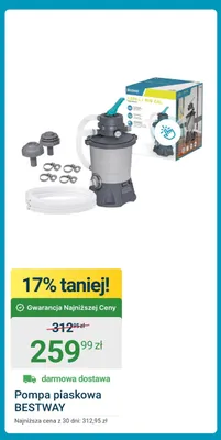 Pompa piaskowa Bestway promocja w ERLI