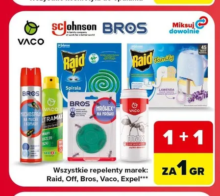 Spirale na komary Raid promocja w Carrefour