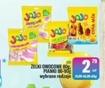 Żelki owocowe JOJO promocja w Tomi Markt