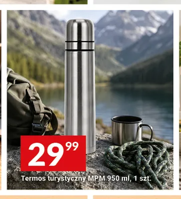 Termos turystyczny Mpm 950 ml promocja w Twój Market