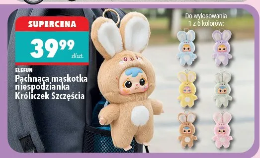 Pachnąca maskotka niespodzianka Króliczek Szczęścia Elefun promocja w Biedronka Home