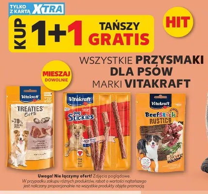 Przysmaki dla psów Vitakraft Treaties Bits promocja w Kaufland