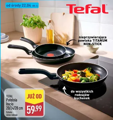 Patelnia Inicio 20/24/28 cm promocja w Aldi