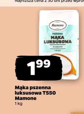 Mąka pszenna luksusowa T550 Mamone promocja w Netto