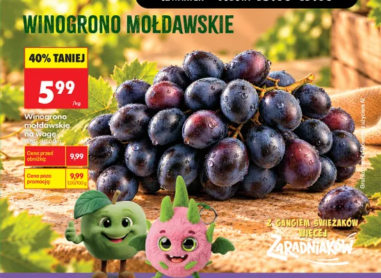 Winogrono mołdawskie promocja w Biedronka