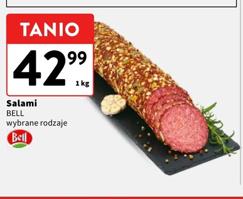 Salami Bell promocja w Intermarche