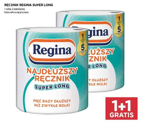 Ręcznik Regina Super Long 2-warstwowy promocja w Stokrotka