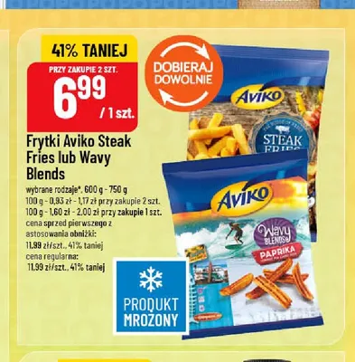 Frytki Aviko Steak Fries promocja w POLOmarket
