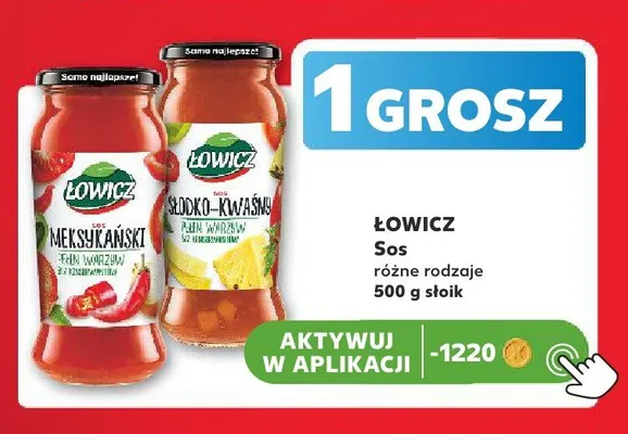 Sos słodko-kwaśny Łowicz promocja w Kaufland