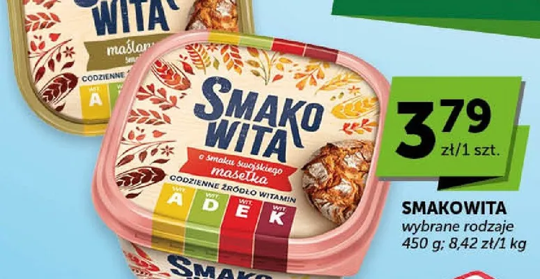 Margaryna wybrane rodzaje promocja w Euro Sklep