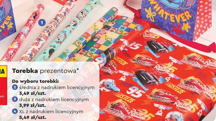 Papier do pakowania prezentów Canpol 2mx70 cm promocja w Biedronka
