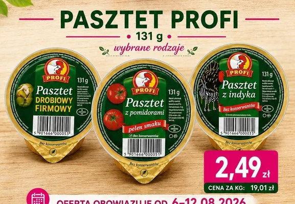 Pasztet drobiowy firmowy Profi promocja w emma MARKET