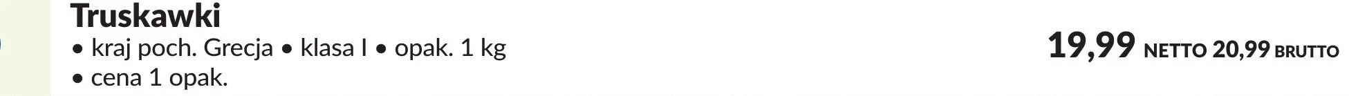 Truskawki promocja w Makro