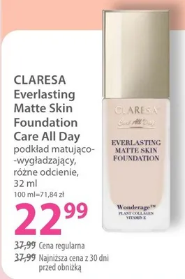 Everlasting Matte Skin Foundation Care All Day podkład matująco-wygładzający różne odcienie promocja w Hebe
