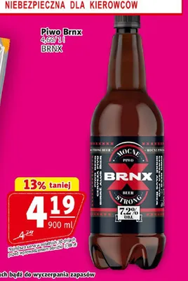 Piwo Brnx Mocne promocja w Prim Market