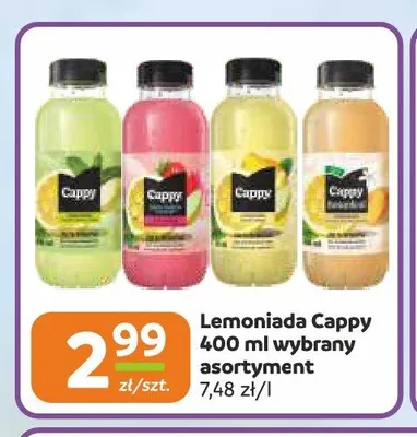 Lemoniada cytrynowa z miętą Cappy promocja w Gama