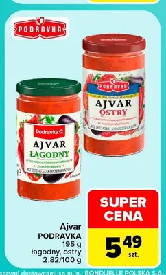 Ajvar ostry Podravka promocja w Carrefour Market