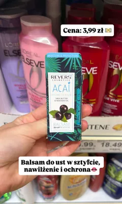 Balsam do ust w sztyfcie Revers Cosmetics Acai promocja w Dino