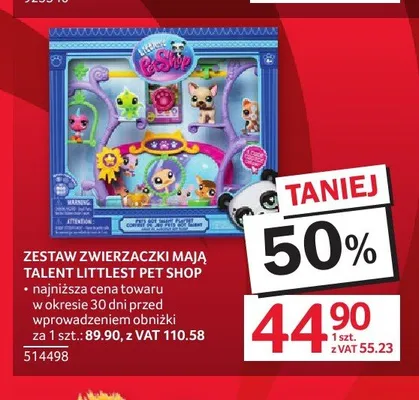 Zestaw zwierzaczki mają talent Littlest Pet Shop promocja w Selgros