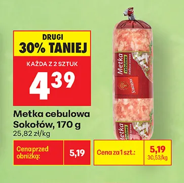 Metka cebulowa Sokołów promocja w Biedronka