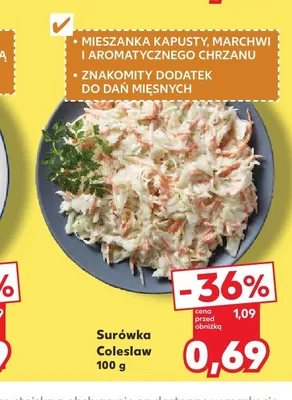 Surówka Coleslaw promocja w Kaufland