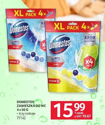 Zawieszka do WC Domestos promocja w Selgros