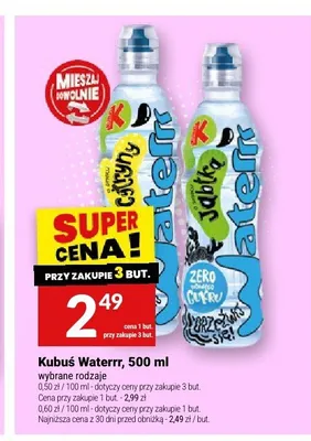 Kubuś Waterrr promocja w Twój Market