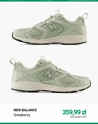 Sneakersy New Balance promocja w Deichmann