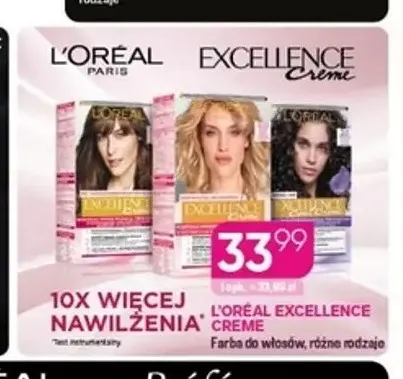 Farba do włosów L'Oréal Excellence Creme promocja w Drogerie Koliber