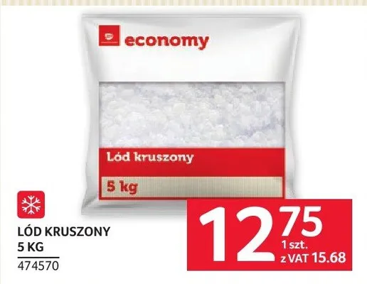 Lód kruszony 5 KG promocja w Selgros