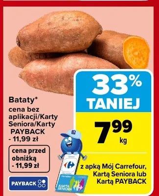 Bataty promocja w Carrefour