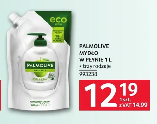 Mydło w płynie Palmolive 1 l promocja w Selgros