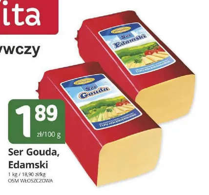Ser Edamski Włoszczowa promocja w Marketvita