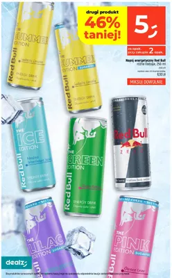 Napój energetyczny Red Bull The Lilac Edition Sugarfree Różowy grejpfrut promocja w Dealz
