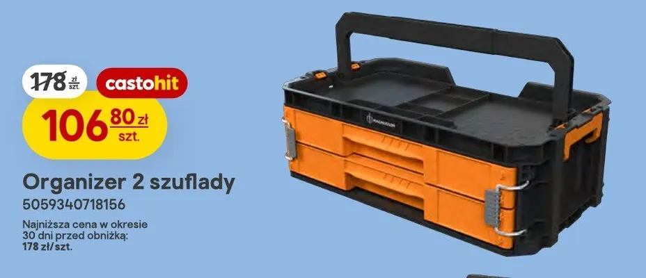 Organizer 2 szuflady Magnusson promocja w Castorama