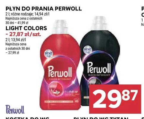 Płyn do prania Perwoll Light Colors promocja w Stokrotka