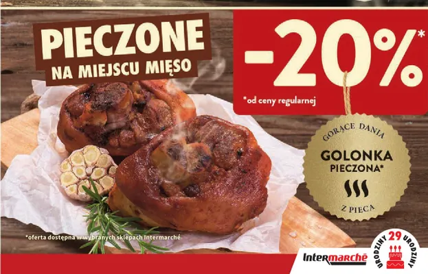 Golonka pieczona promocja w Intermarche
