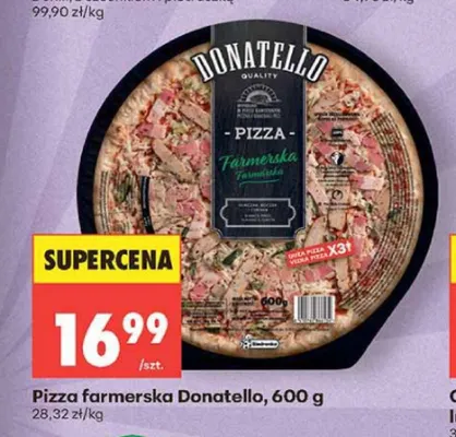 Pizza farmerska Donatello promocja w Biedronka